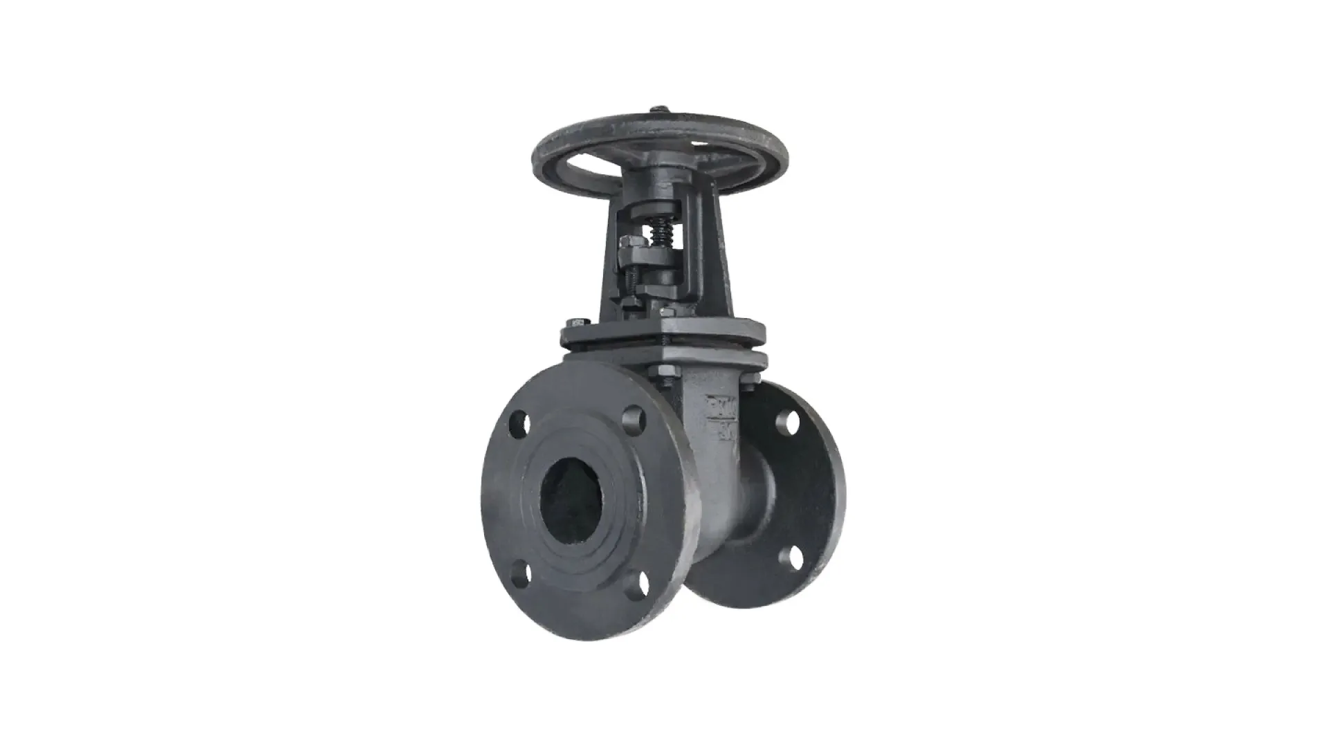 Задвижка чугунная 125 мм Ру16 с маховиком фланцевая